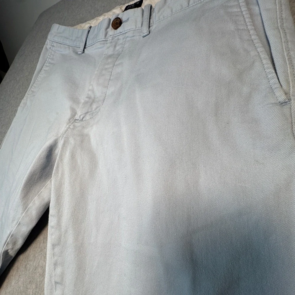 J Crew Flex Slim Chino‎ Pants Mens 30x32 Light Blue Stretch Reimagined